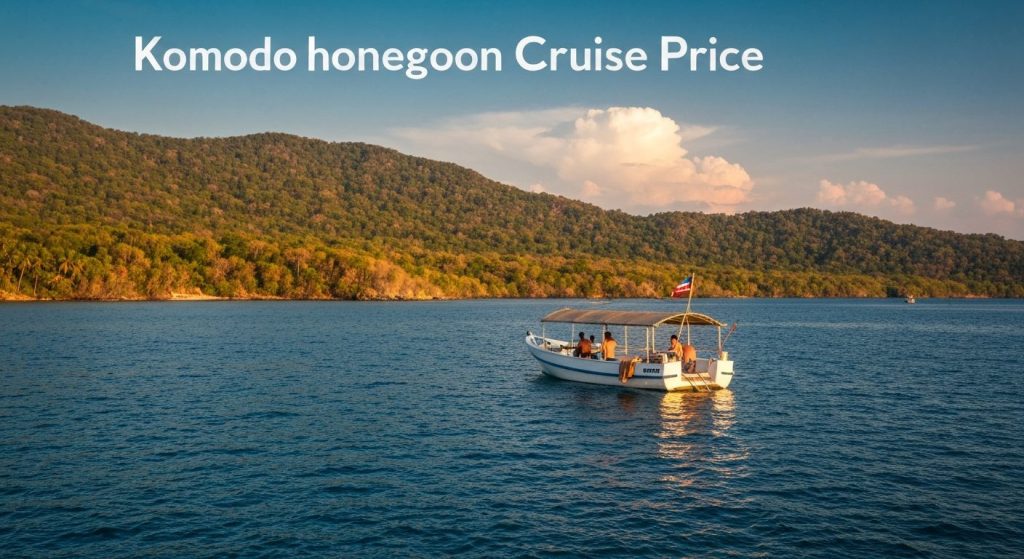 komodo honeymoon cruise price — Photorealistic editorial travel photograph relevant to: The independent honeymoon concie