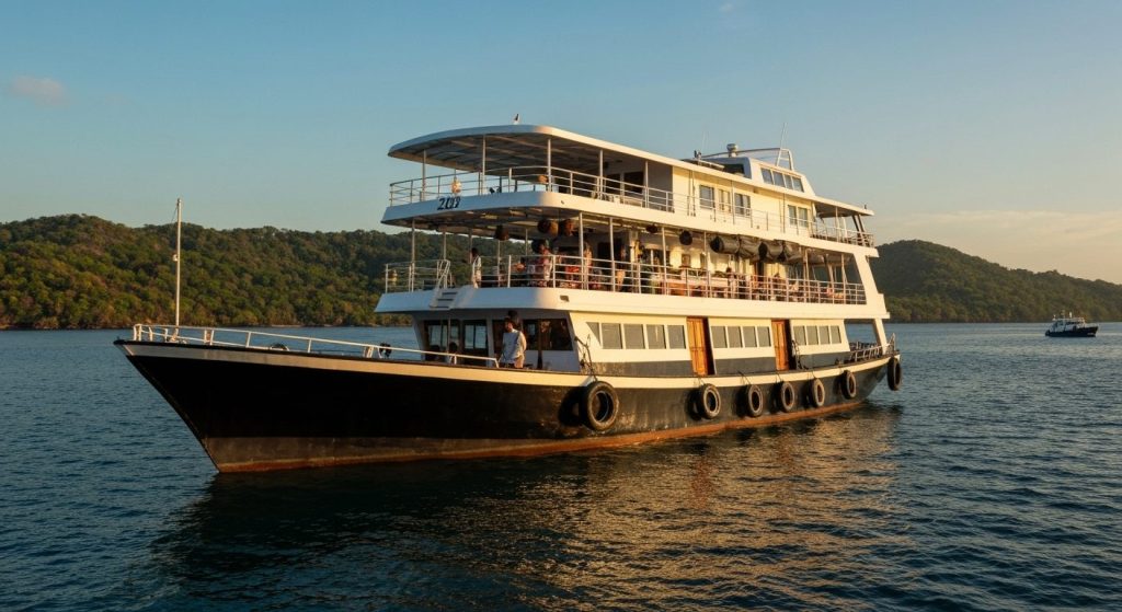 2026 komodo honeymoon cruise deals — Photorealistic editorial travel photograph relevant to: The independent honeymoon c