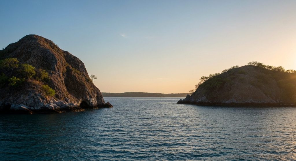 komodo phinisi honeymoon faq — Photorealistic editorial travel photograph relevant to: The independent honeymoon concier