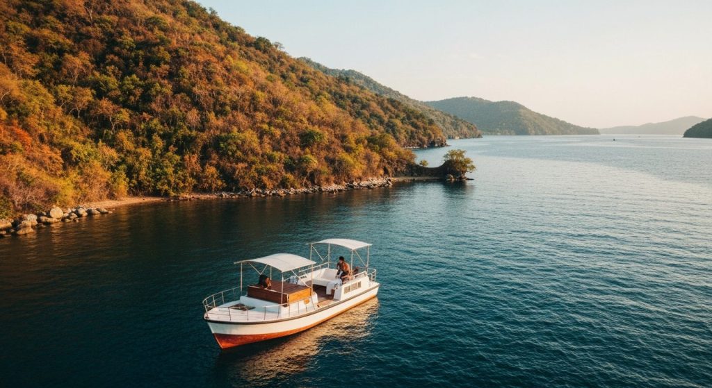 how to plan komodo honeymoon — Photorealistic editorial travel photograph relevant to: The independent honeymoon concier