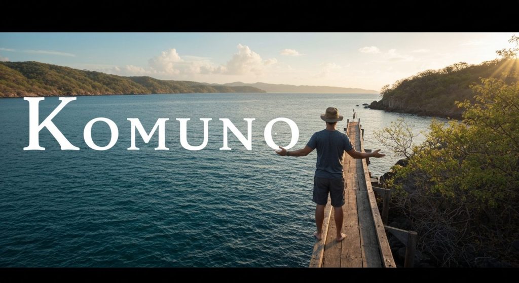 is komodo island safe honeymoon — Photorealistic editorial travel photograph relevant to: The independent honeymoon conc